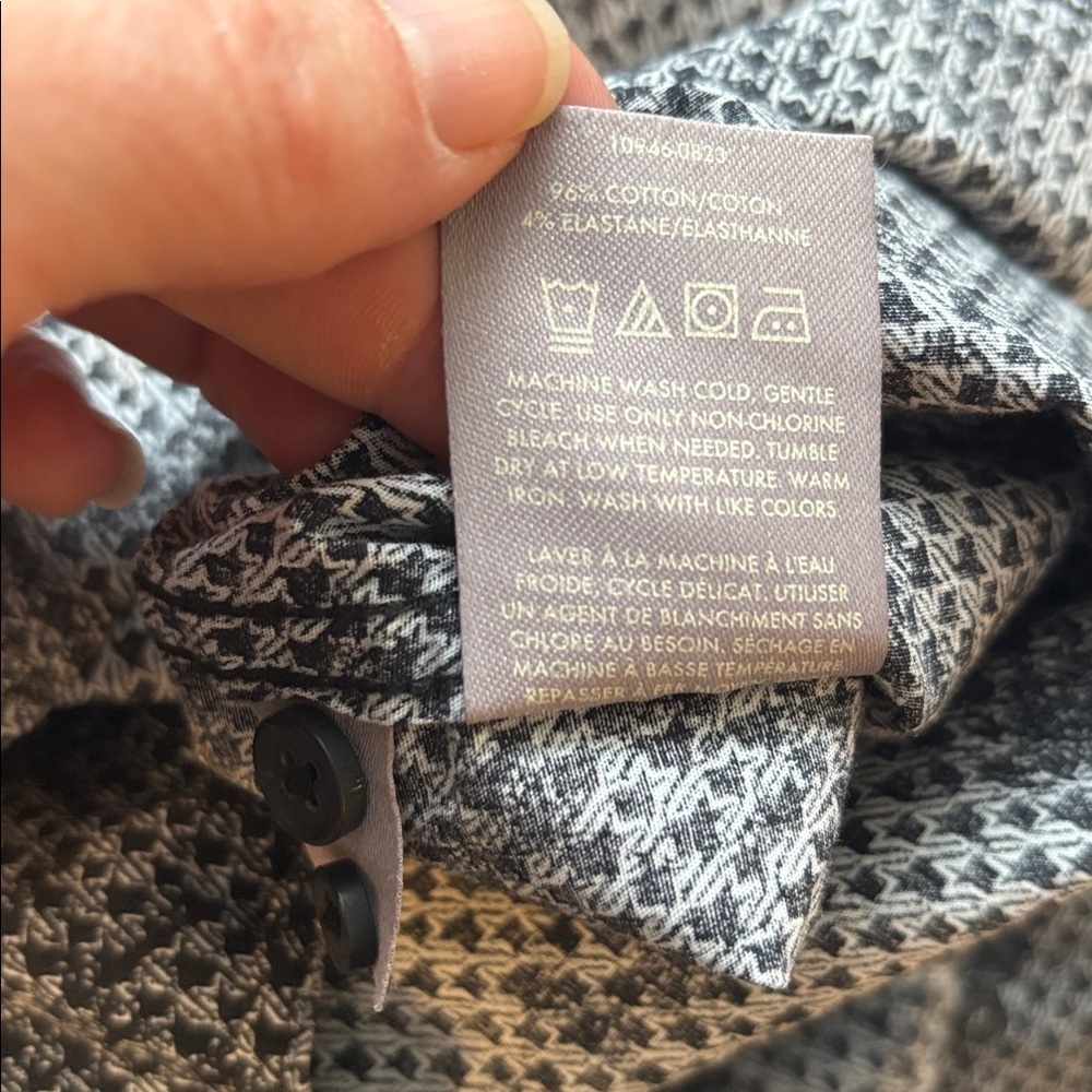 Ted Baker Sportshirt Black and Grey Sz XL - Picture 7 of 7